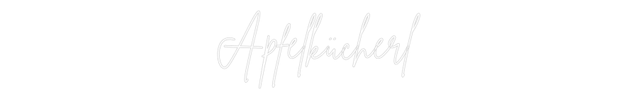 Custom Neon Sign Online Editor Apfelkücherl