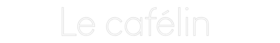 Custom Neon Sign Online Editor Le cafélin