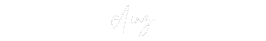 Custom Neon Sign Online Editor Ainz