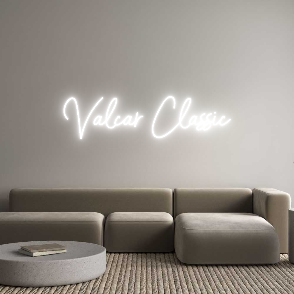 Custom Neon Sign Online Editor Valcar Classic