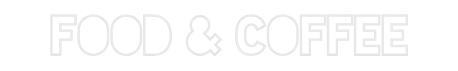Custom Neon Sign Online Editor FOOD & COFFEE