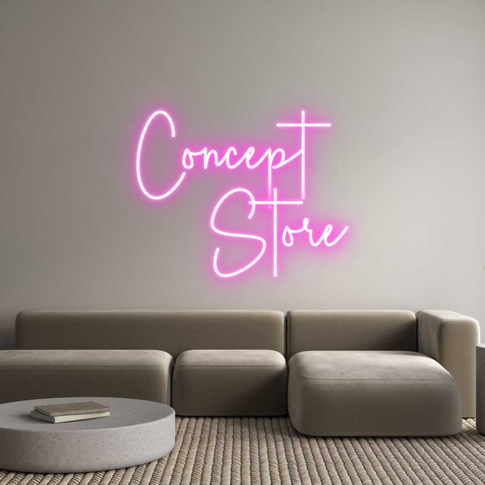 Custom Neon Sign Online Editor Concept
Store