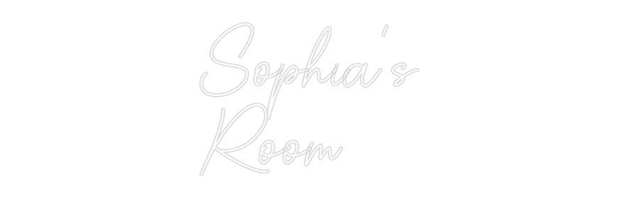 Custom Neon Sign Online Editor Sophia's
Room
