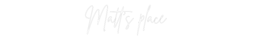 Custom Neon Sign Online Editor Matt’s place