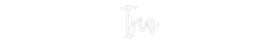 Custom Neon Sign Online Editor Iris