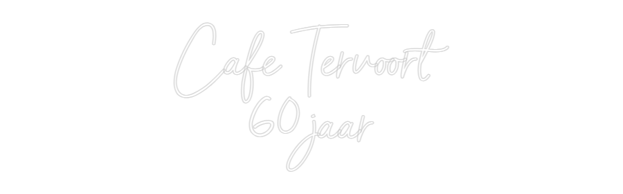Custom Neon Sign Online Editor Café Tervoort...