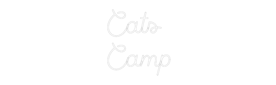 Custom Neon Sign Online Editor Cats
Camp
