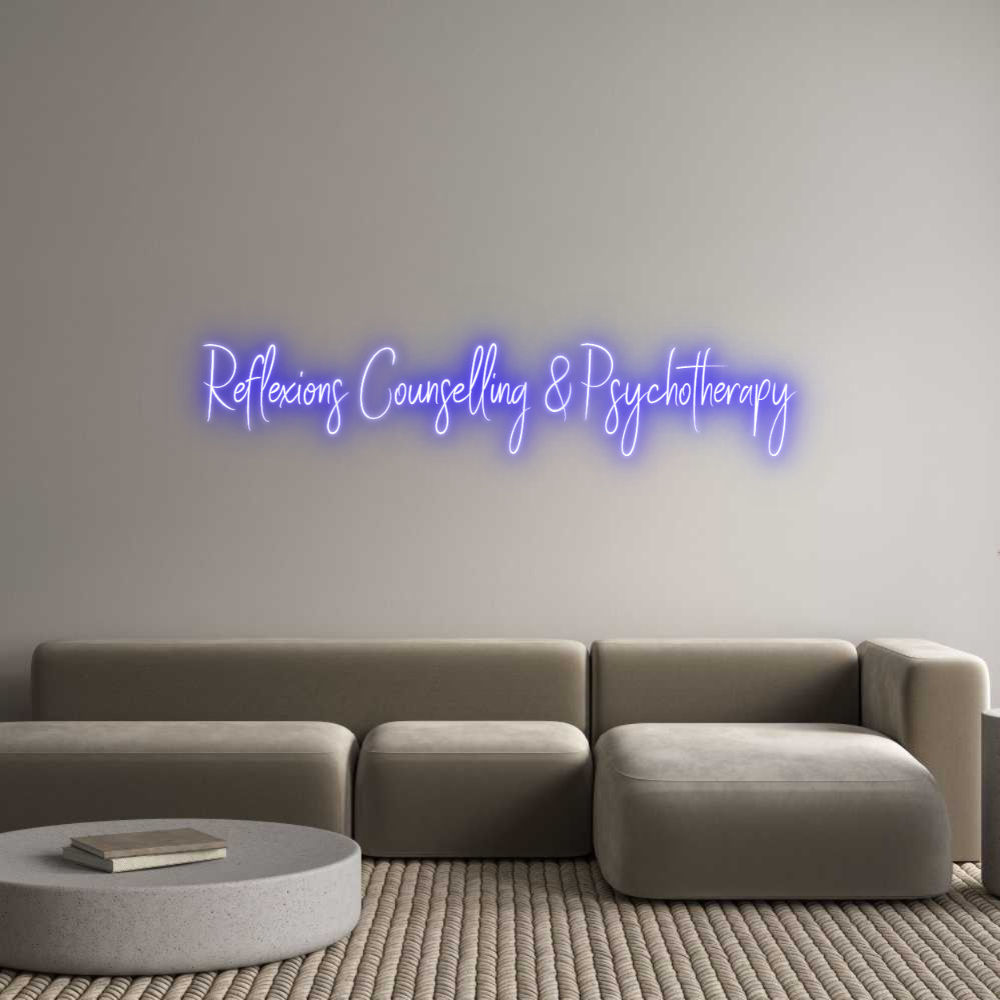 Custom Neon Sign Online Editor Reflexions Co...