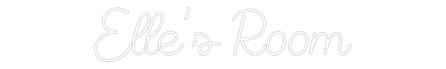 Custom Neon Sign Online Editor Elle’s Room