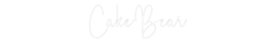 Custom Neon Sign Online Editor CakeBear