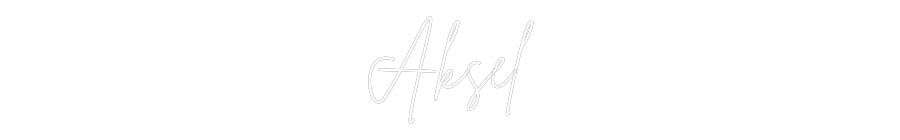 Custom Neon Sign Online Editor Aksel