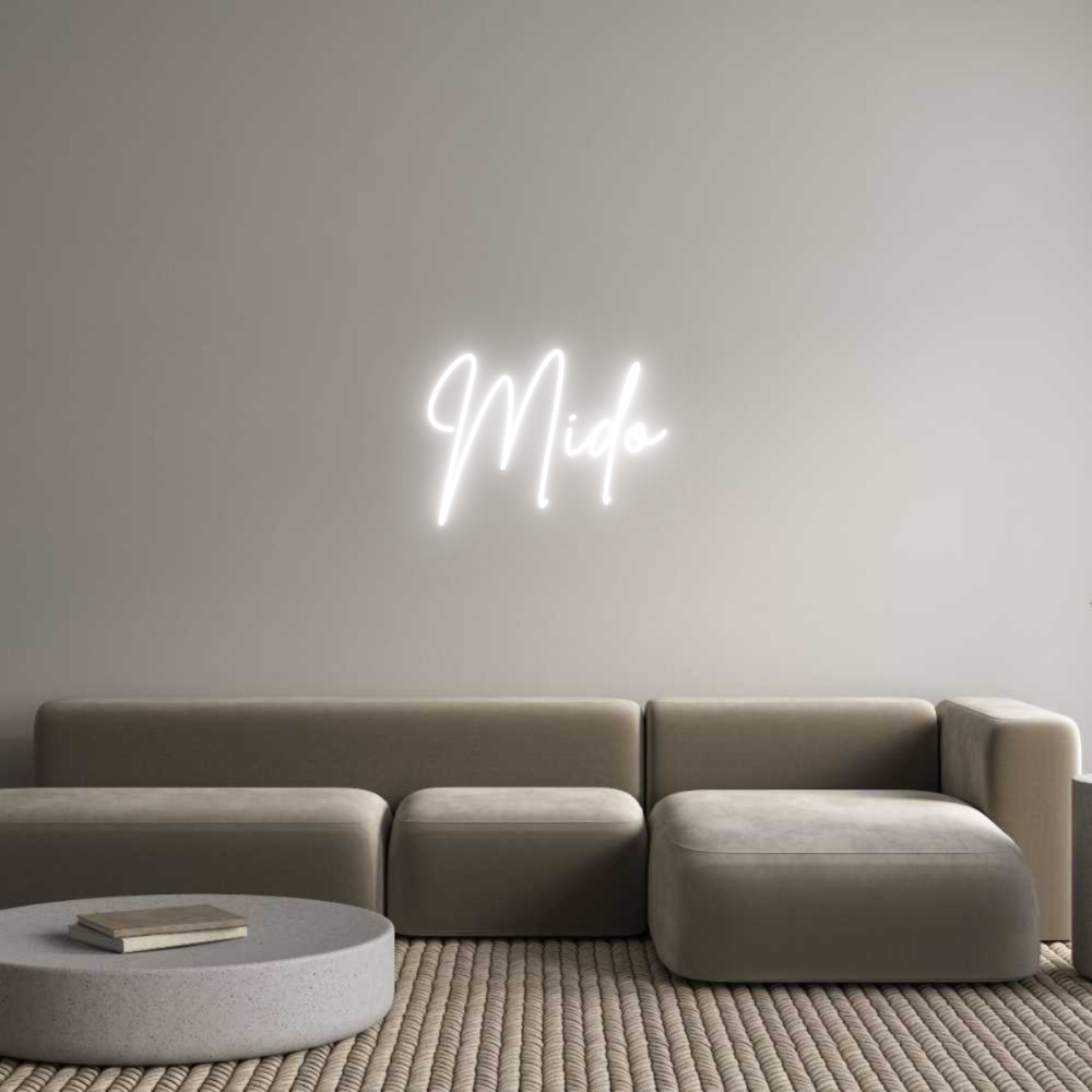 Custom Neon Sign Online Editor Mido