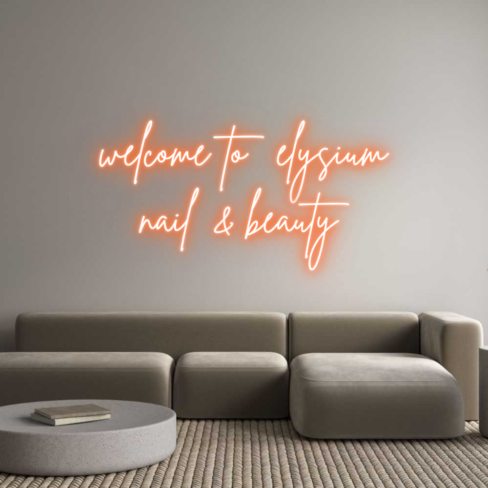 Custom Neon Sign Online Editor welcome to el...