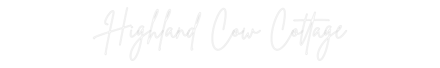 Custom Neon Sign Online Editor Highland Cow ...