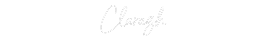 Custom Neon Sign Online Editor Claragh
