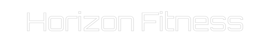 Custom Neon Sign Online Editor Horizon Fitness