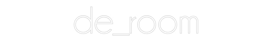 Custom Neon Sign Online Editor de_room