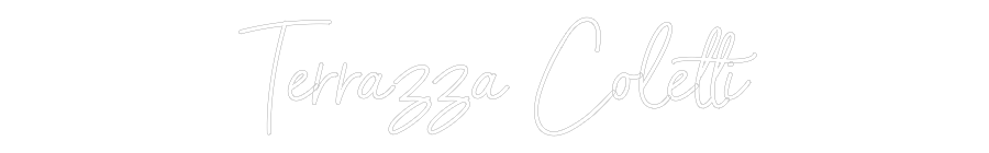 Custom Neon Sign Online Editor Terrazza Cole...