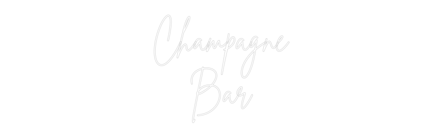 Custom Neon Sign Online Editor Champagne
Bar