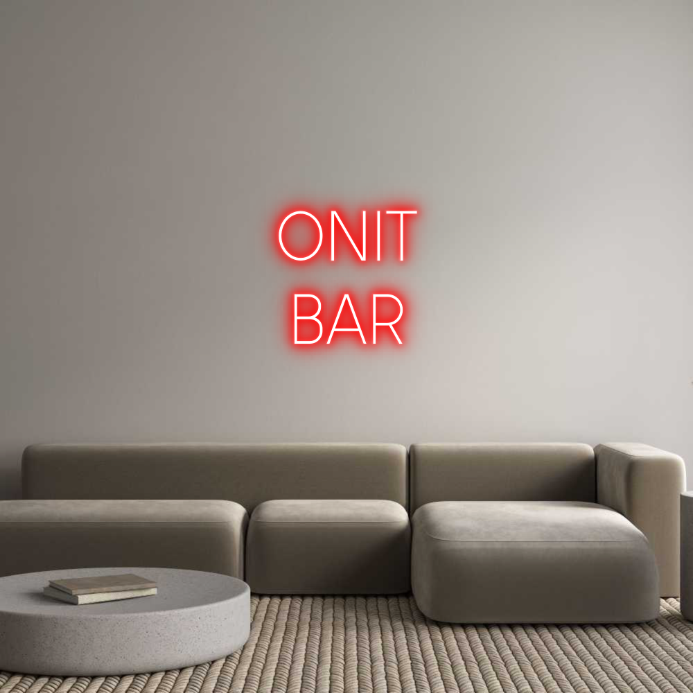 Custom Neon Sign Online Editor ONIT
BAR