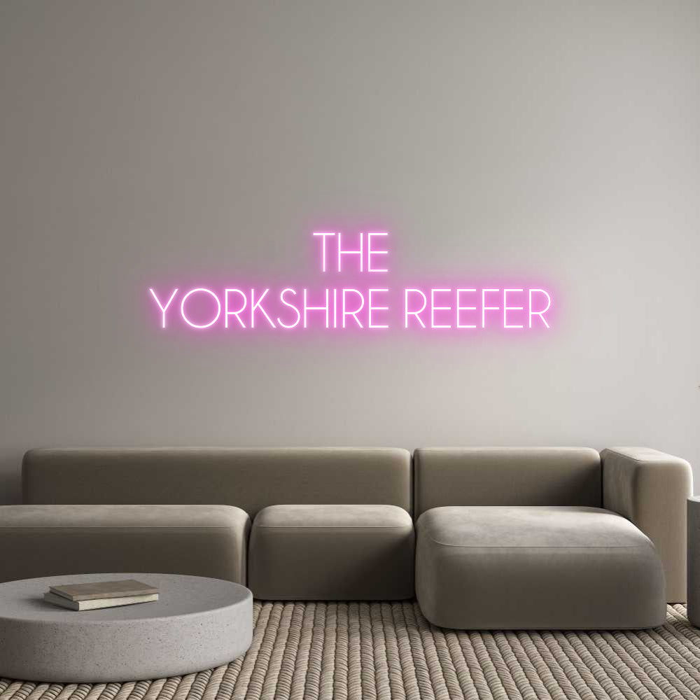 Custom Neon Sign Online Editor THE
YORKSH...