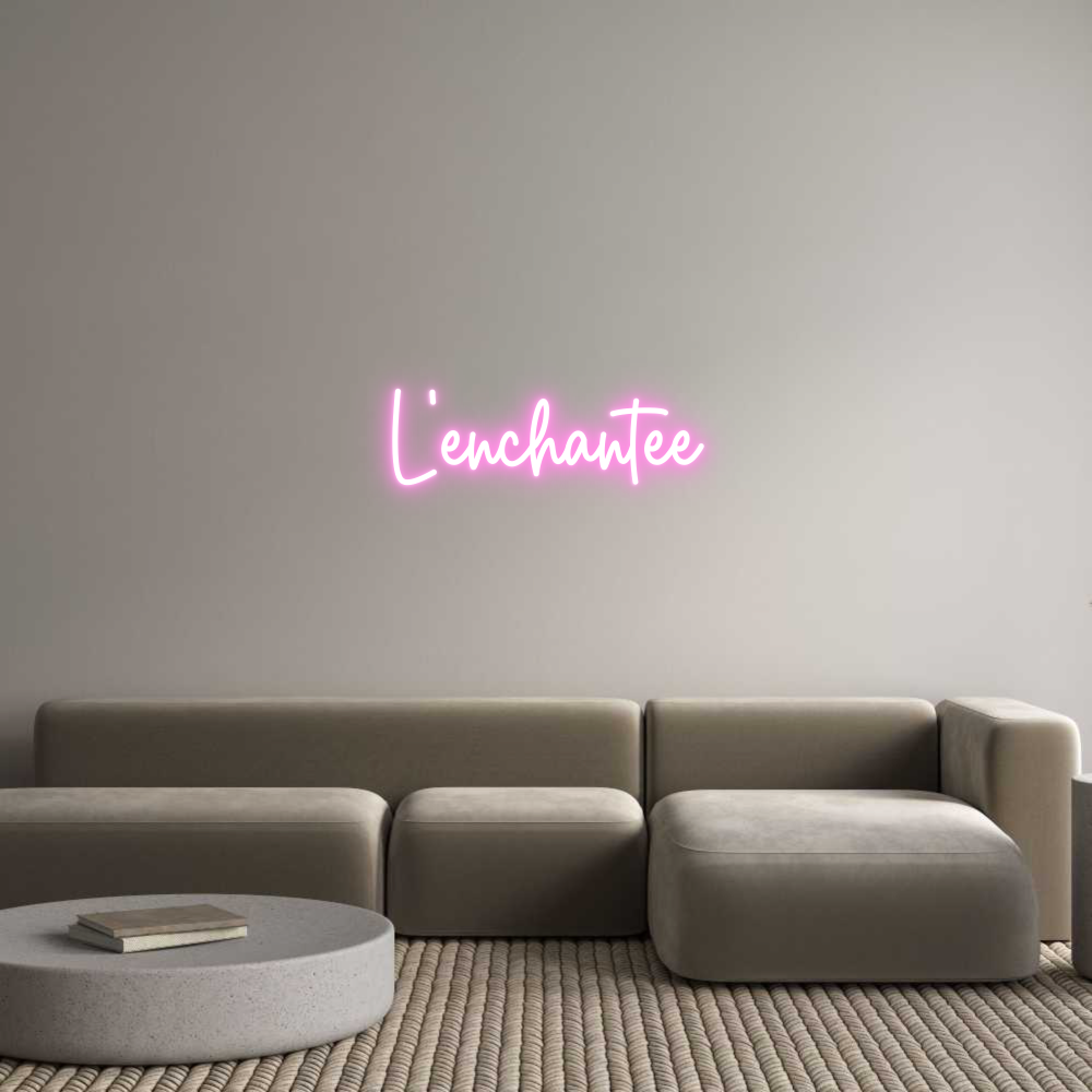 Custom Neon Sign Online Editor L’enchantée