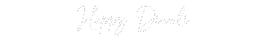 Custom Neon Sign Online Editor Happy Diwali