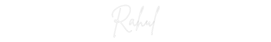 Custom Neon Sign Online Editor Rahul