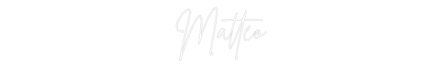 Custom Neon Sign Online Editor Mattéo
