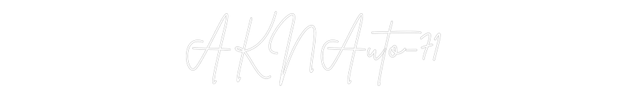 Custom Neon Sign Online Editor AKNAuto-71