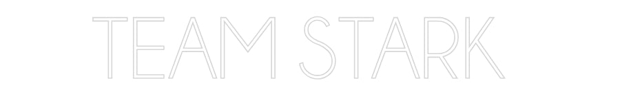Custom Neon Sign Online Editor TEAM STARK