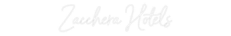 Custom Neon Sign Online Editor Zacchera Hotels