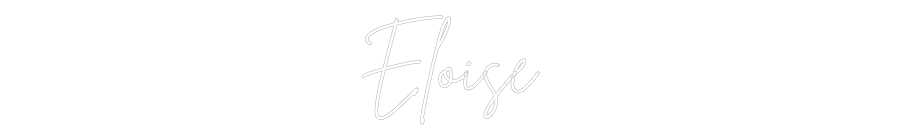 Custom Neon Sign Online Editor Eloise