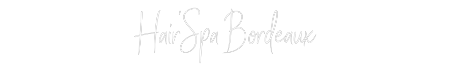 Custom Neon Sign Online Editor Hair'Spa Bord...