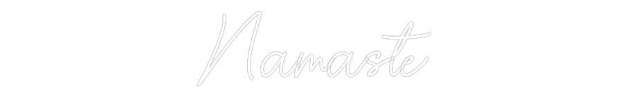 Custom Neon Sign Online Editor Namaste