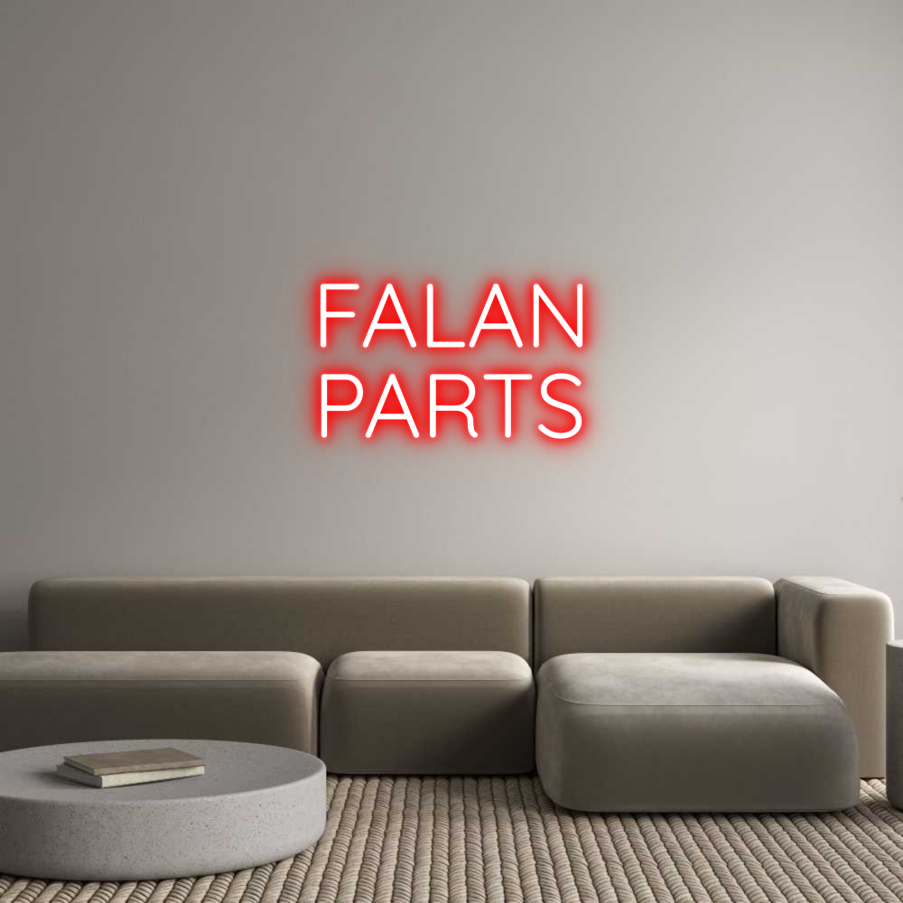 Custom Neon Sign Online Editor FALAN
PARTS