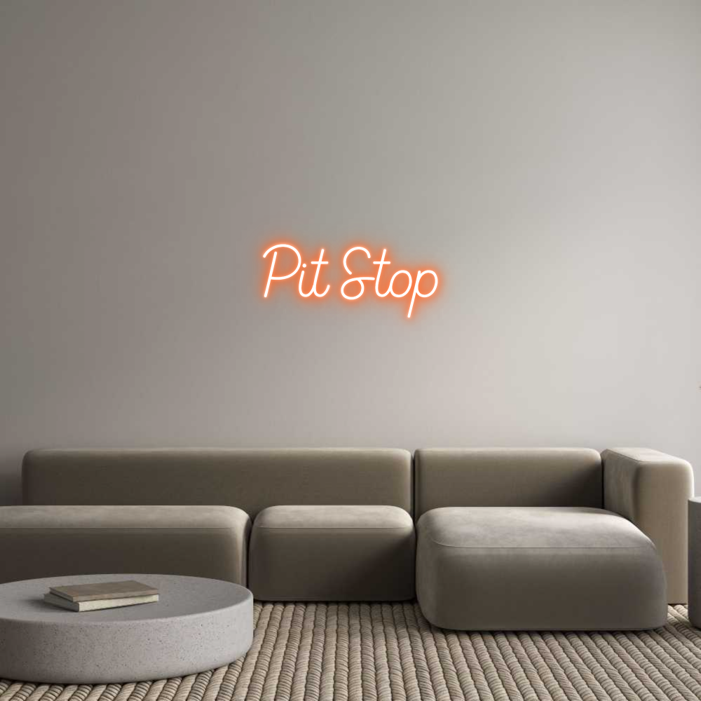 Custom Neon Sign Online Editor Pit Stop