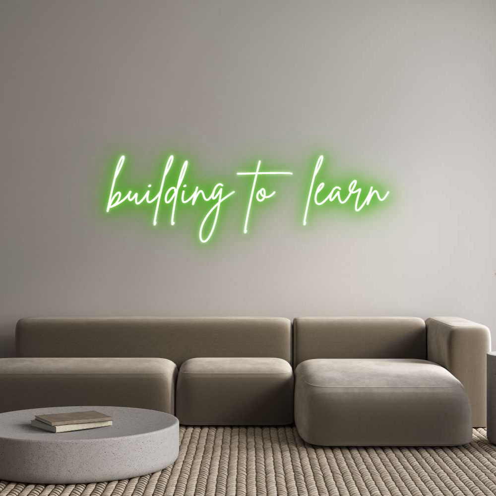 Custom Neon Sign Online Editor building to l...