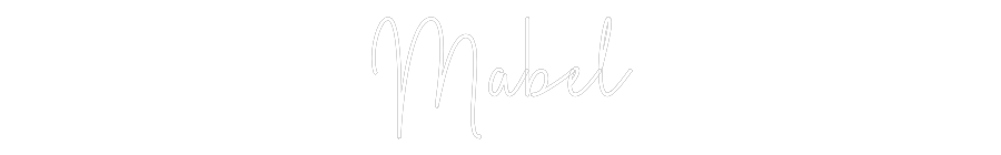 Custom Neon Sign Online Editor Mabel