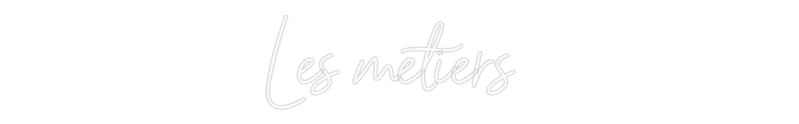 Custom Neon Sign Online Editor Les métiers