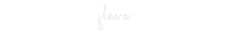 Custom Neon Sign Online Editor flava