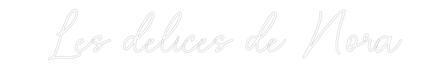 Custom Neon Sign Online Editor Les délices d...