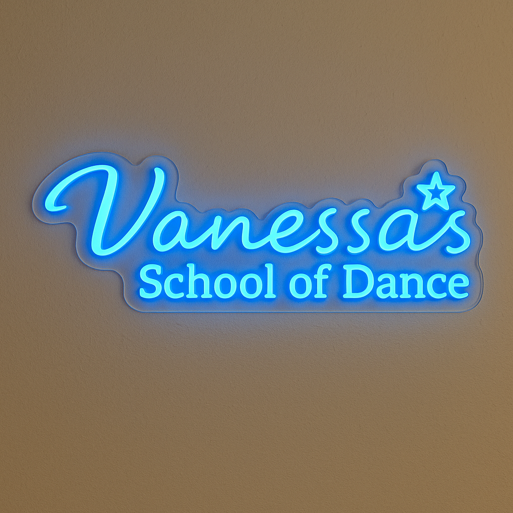 Custom LED Neon Sign — 100 cm (design a43f6534f95cd154f849c017; 315217997be8)