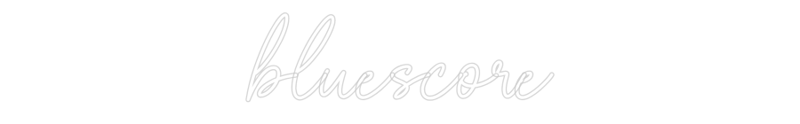 Custom Neon Sign Online Editor bluescore