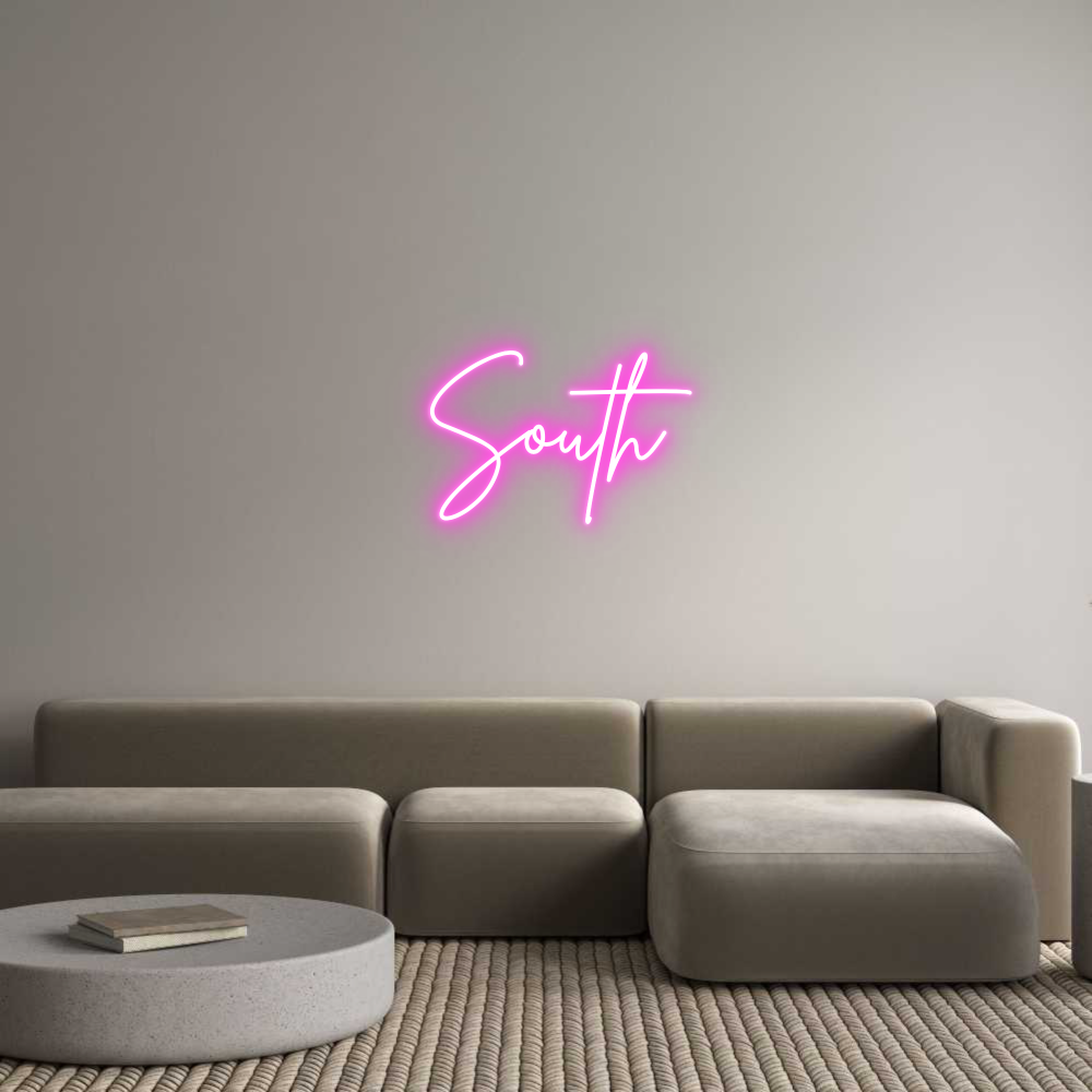 Custom Neon Sign Online Editor South