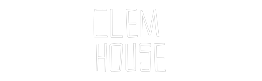 Custom Neon Sign Online Editor Clem
House