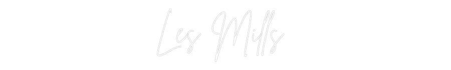 Custom Neon Sign Online Editor Les Mills