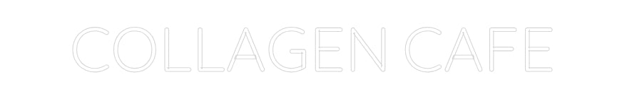 Custom Neon Sign Online Editor COLLAGEN CAFE
