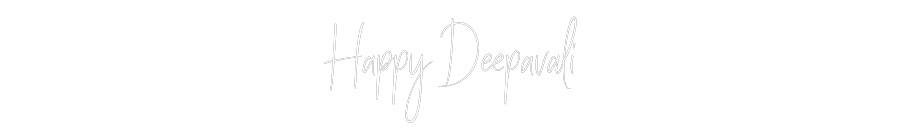 Custom Neon Sign Online Editor Happy Deepavali