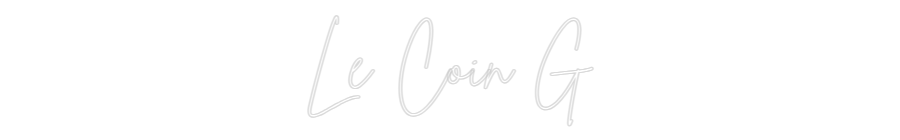 Custom Neon Sign Online Editor Le Coin G